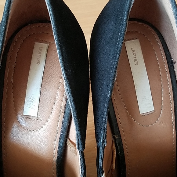 H&M heels black leather - Picture 2 of 5